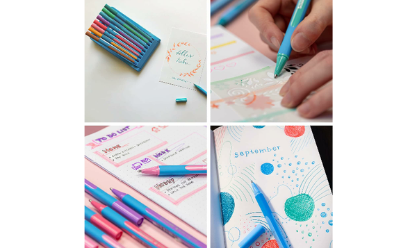 Schneider Slider Edge XB Ballpoint Pen Pastel Set of 8 Assorted