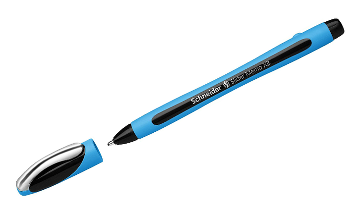 Schneider Slider Memo XB Ballpoint Pen Wallet of 3 Assorted