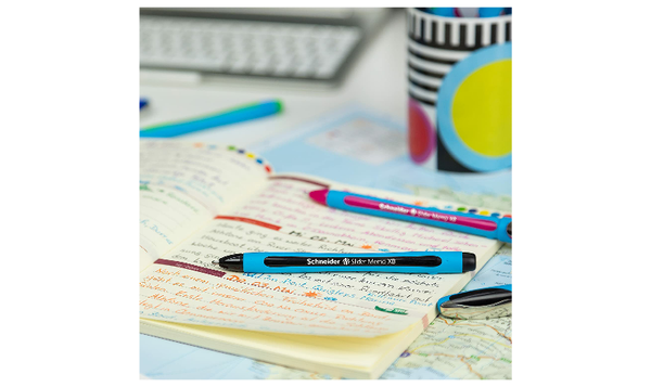 Schneider Slider Memo XB Ballpoint Pen Wallet of 3 Assorted