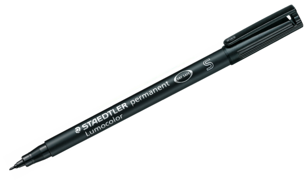 STAEDTLER Lumocolor Permanent Marker Pen Superfine Wallet of 8