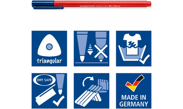 STAEDTLER Triplus Colour Pen 323 Desktop Box of 10