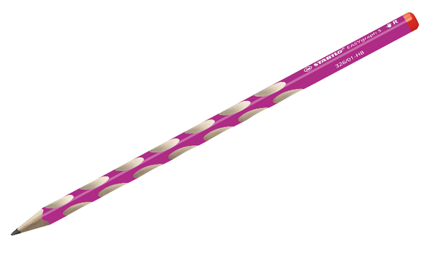 Thin Ergonomic Graphite Pencil - STABILO EASYgraph S - Classpack of 48 - 8 x Left-Handed and 40 x Right-Handed - Assorted Colours - HB