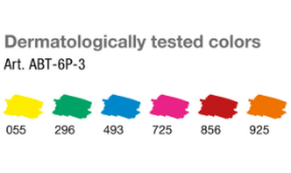 Tombow ABT Dual Brush Pen Dermatologically Tested Colors Set of 6