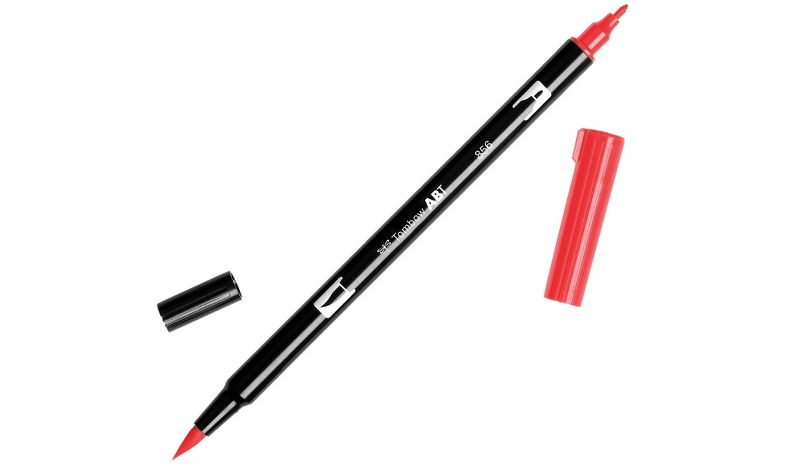 Tombow ABT Dual Brush Pen Dermatologically Tested Colors Set of 6