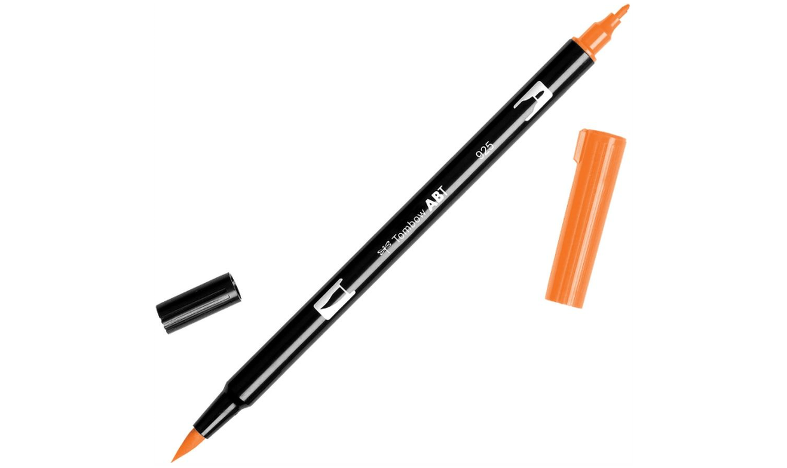 Tombow ABT Dual Brush Pen Dermatologically Tested Colors Set of 6