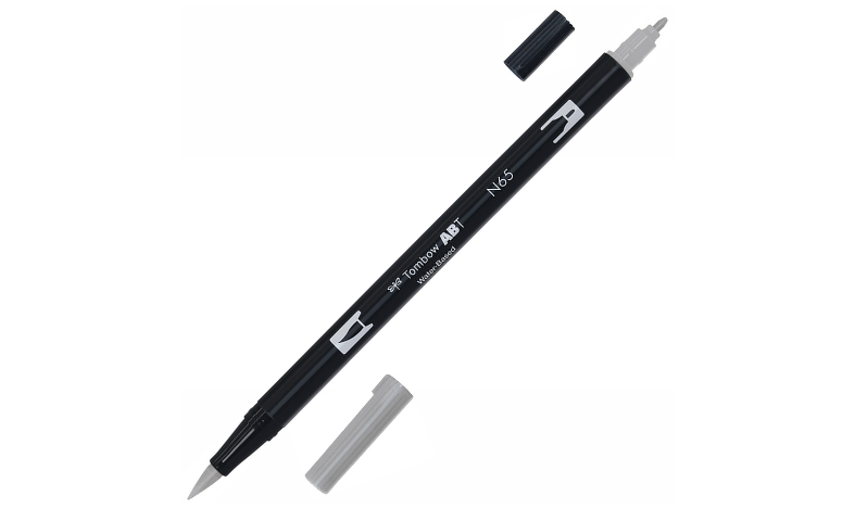 Tombow ABT Dual Brush Pen Grey Colours Set of 6