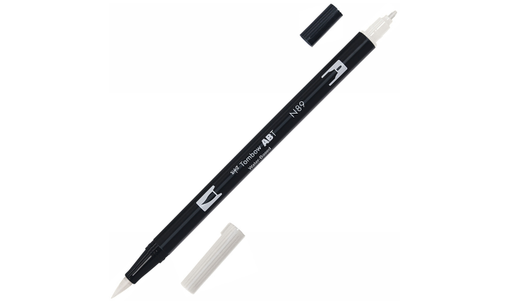 Tombow ABT Dual Brush Pen Grey Colours Set of 6