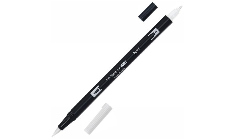 Tombow ABT Dual Brush Pen Grey Colours Set of 6