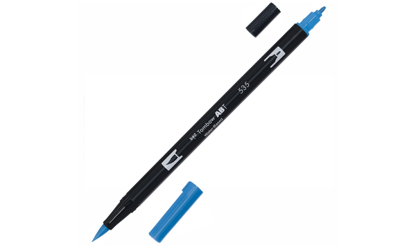 Tombow ABT Dual Brush Pen Primary Colours Set of 6