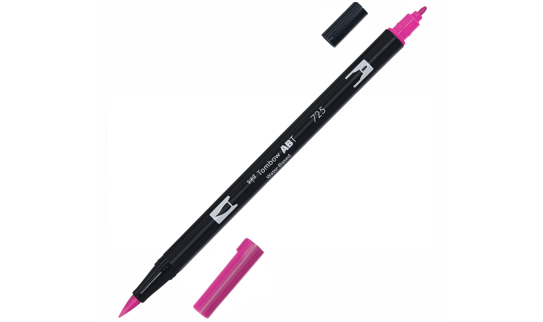 Tombow ABT Dual Brush Pen Primary Colours Set of 6