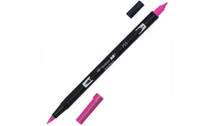 Tombow ABT Dual Brush Pen Primary Colours Set of 6