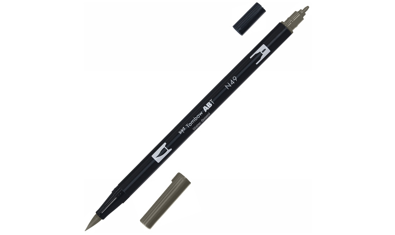 Tombow ABT Dual Brush Pen Vintage Colours Set of 6