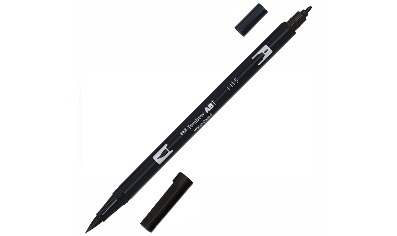 Tombow ABT Dual Brush Pen Primary Colours Set of 12