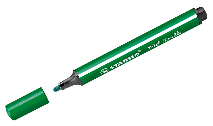 Triangular Fibre-Tip Pen - STABILO Trio Scribbi - Assorted Pack Sizes &amp; Colours