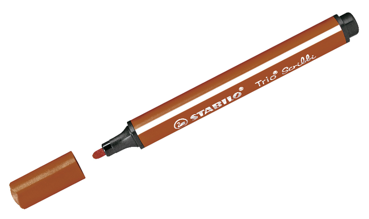 Triangular Fibre-Tip Pen - STABILO Trio Scribbi - Assorted Pack Sizes &amp; Colours