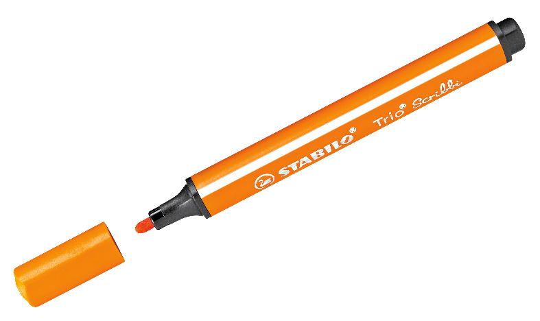 Triangular Fibre-Tip Pen - STABILO Trio Scribbi - Assorted Pack Sizes &amp; Colours