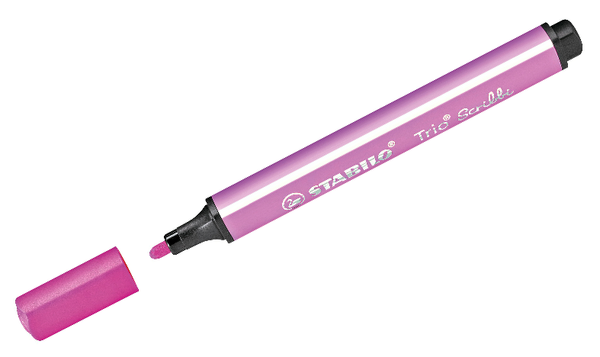 Triangular Fibre-Tip Pen - STABILO Trio Scribbi - Assorted Pack Sizes & Colours
