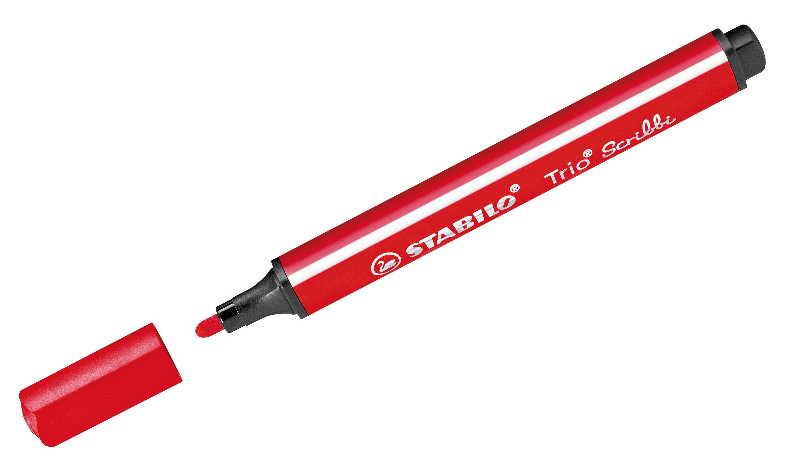 Triangular Fibre-Tip Pen - STABILO Trio Scribbi - Assorted Pack Sizes &amp; Colours
