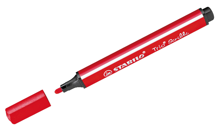 Triangular Fibre-Tip Pen - STABILO Trio Scribbi - Assorted Pack Sizes &amp; Colours