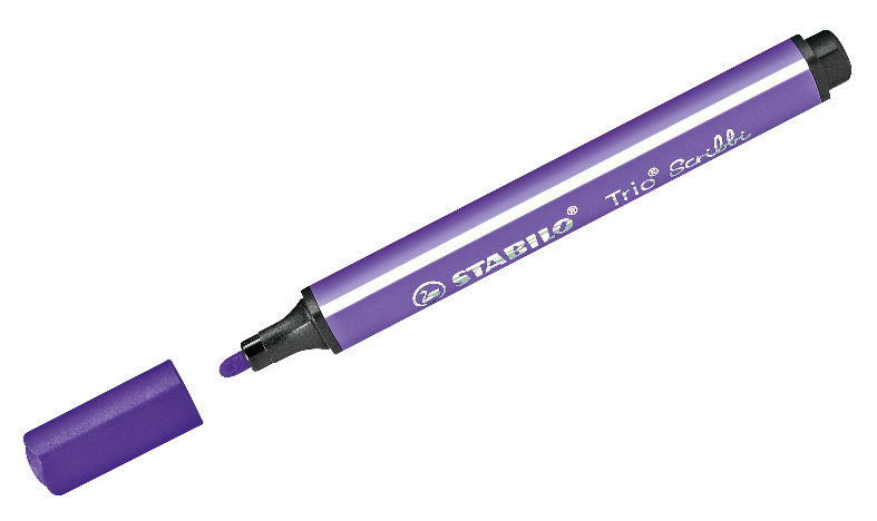 Triangular Fibre-Tip Pen - STABILO Trio Scribbi - Assorted Pack Sizes &amp; Colours