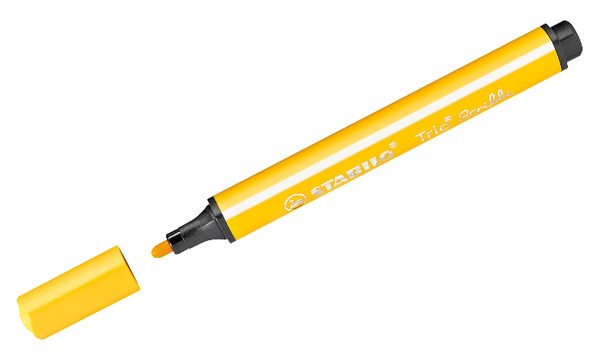 Triangular Fibre-Tip Pen - STABILO Trio Scribbi - Assorted Pack Sizes & Colours