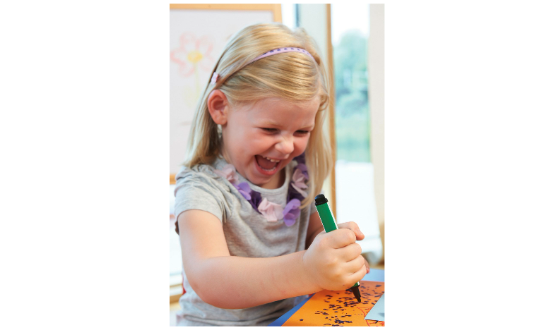 Triangular Fibre-Tip Pen - STABILO Trio Scribbi - Deskset of 12 - Assorted Colours