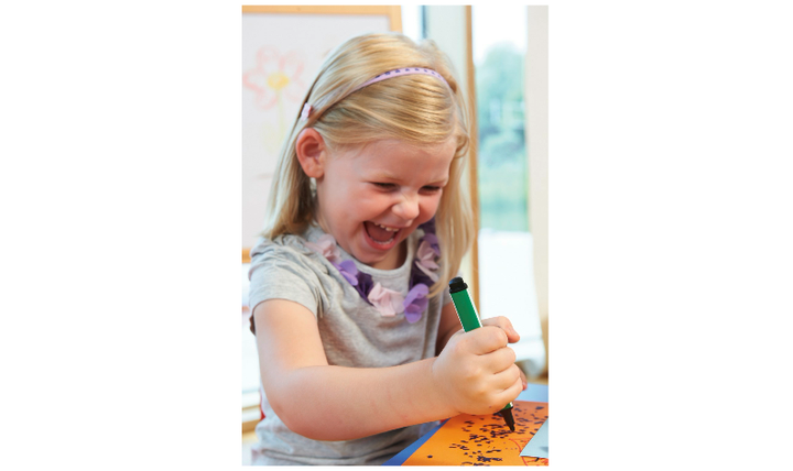 Triangular Fibre-Tip Pen - STABILO Trio Scribbi - Deskset of 12 - Assorted Colours
