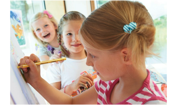 Triangular Colouring Pencil - STABILO Trio thick - Pack of 24 - Assorted Colours with Sharpener