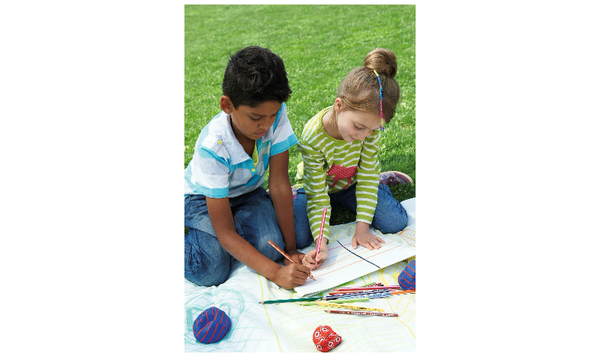 Triangular Colouring Pencil - STABILO Trio thick - Pack of 24 - Assorted Colours with Sharpener