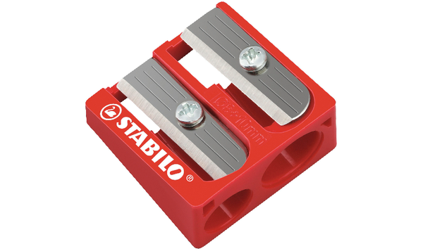 Triangular Colouring Pencil - STABILO Trio thick - Pack of 24 - Assorted Colours with Sharpener