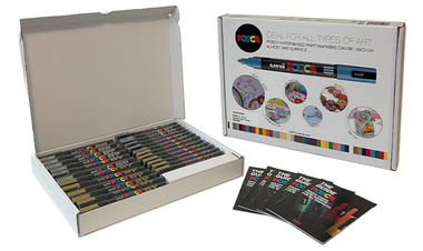 Uni POSCA Classpack Set of 24 Metallic Colours