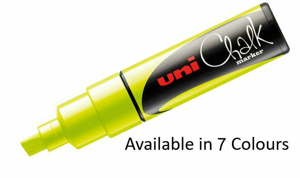 Uni Chalk Marker Pen PWE-8K Chisel Tip