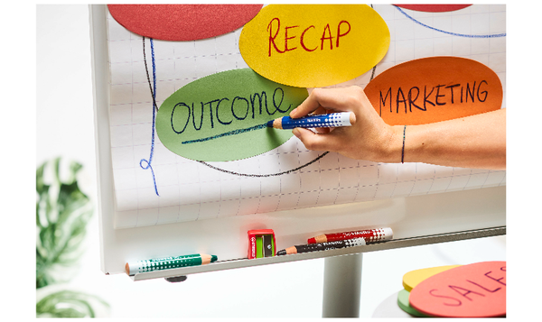 Whiteboard and Flipchart Markers - STABILO MARKdry - Assorted Pack Sizes and Colours