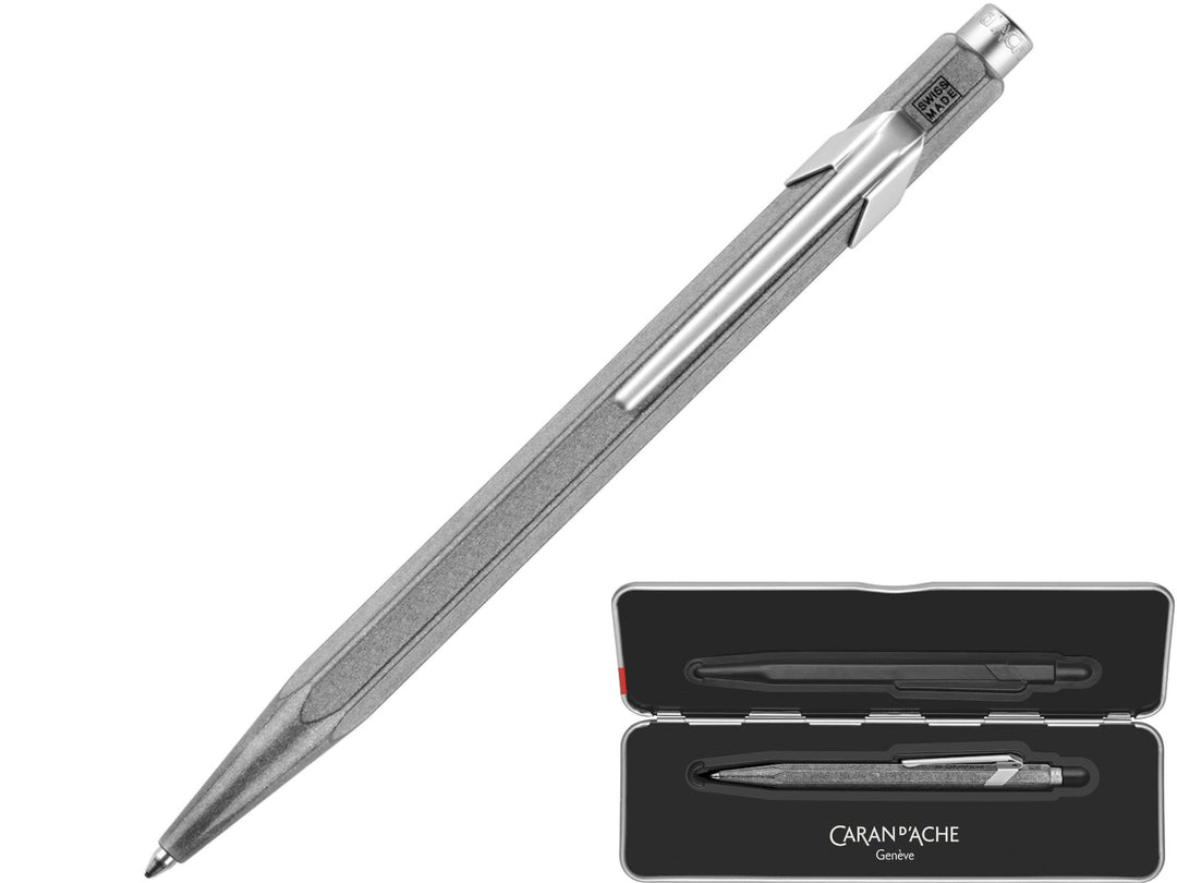 Caran d'Ache 849 ballpoint pen original with metal tin