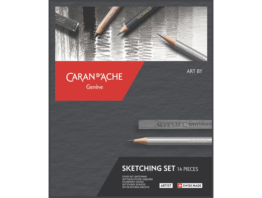 Caran d'Ache Art By sketching set 14 pieces drawing toolkit