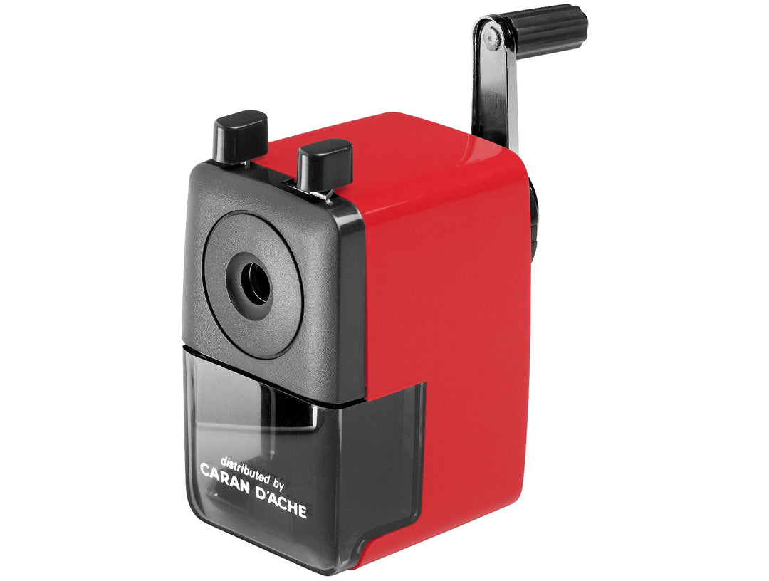 Caran d’Ache desk top pencil sharpener red
