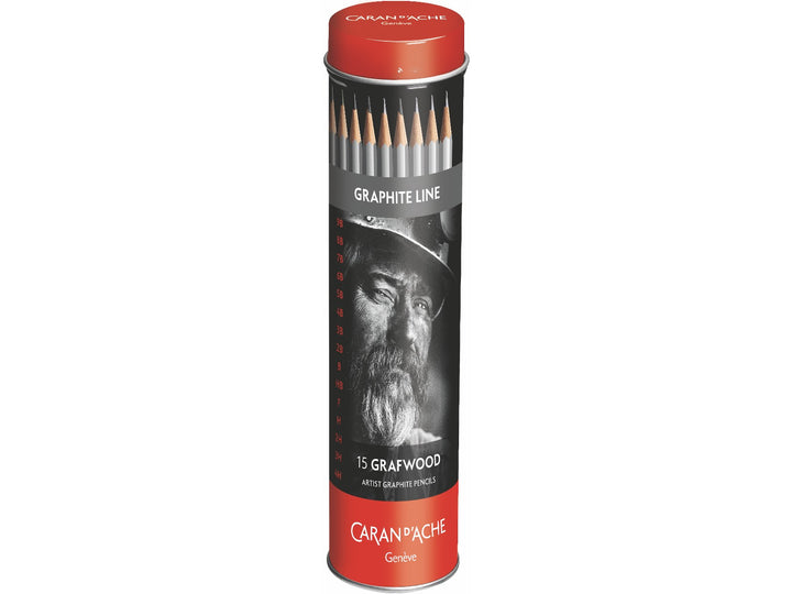 Caran d’Ache Graphite Line graphite pencils set of 15 gift box packaging