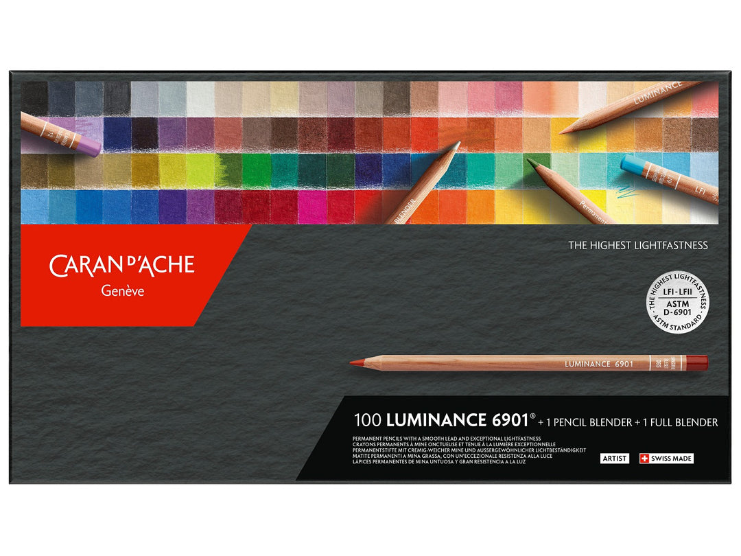 Caran d'Ache Luminance 6901 coloured pencils set of 100