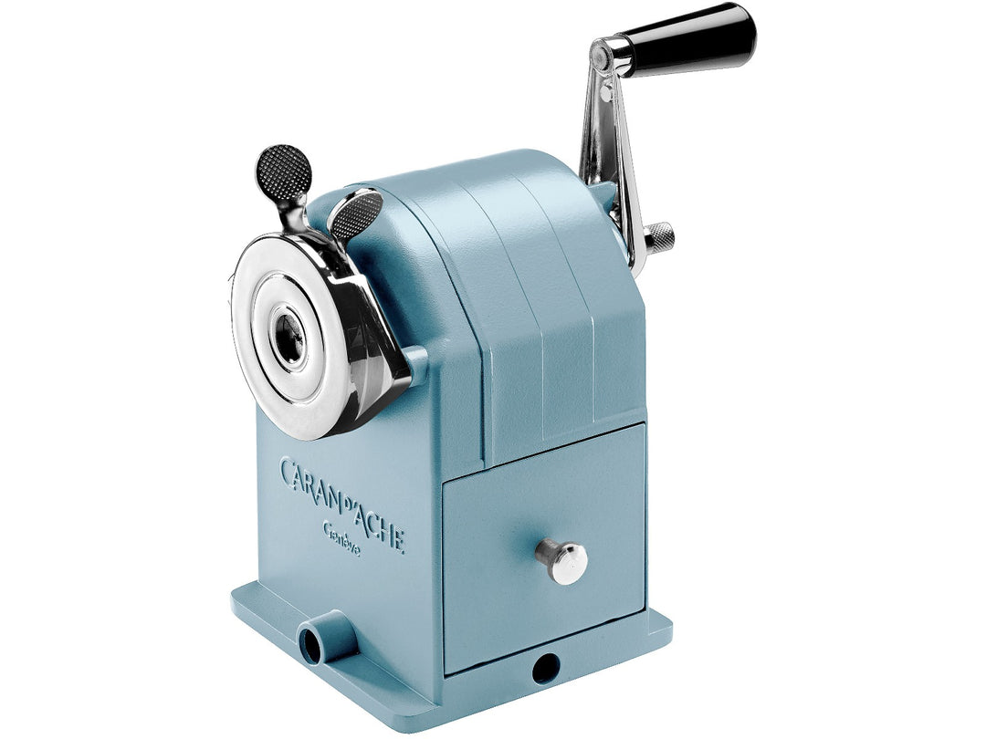 Caran d'Ache metal pencil sharpening machine Alpine Frost Special Edition