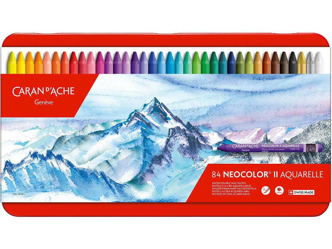 Caran d'Ache Neocolor II water-soluble pastels set of 84