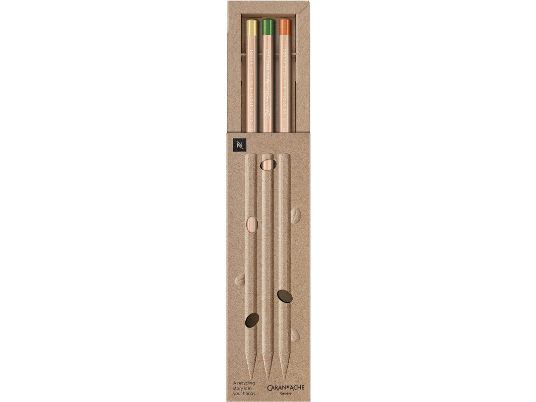 Caran d’Ache Nespresso Graphite Pencils – Set of 3 (2nd Special Edition)