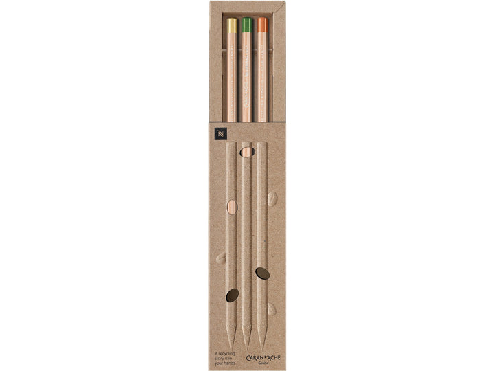 Caran d’Ache Nespresso Graphite Pencils – Set of 3 (2nd Special Edition)