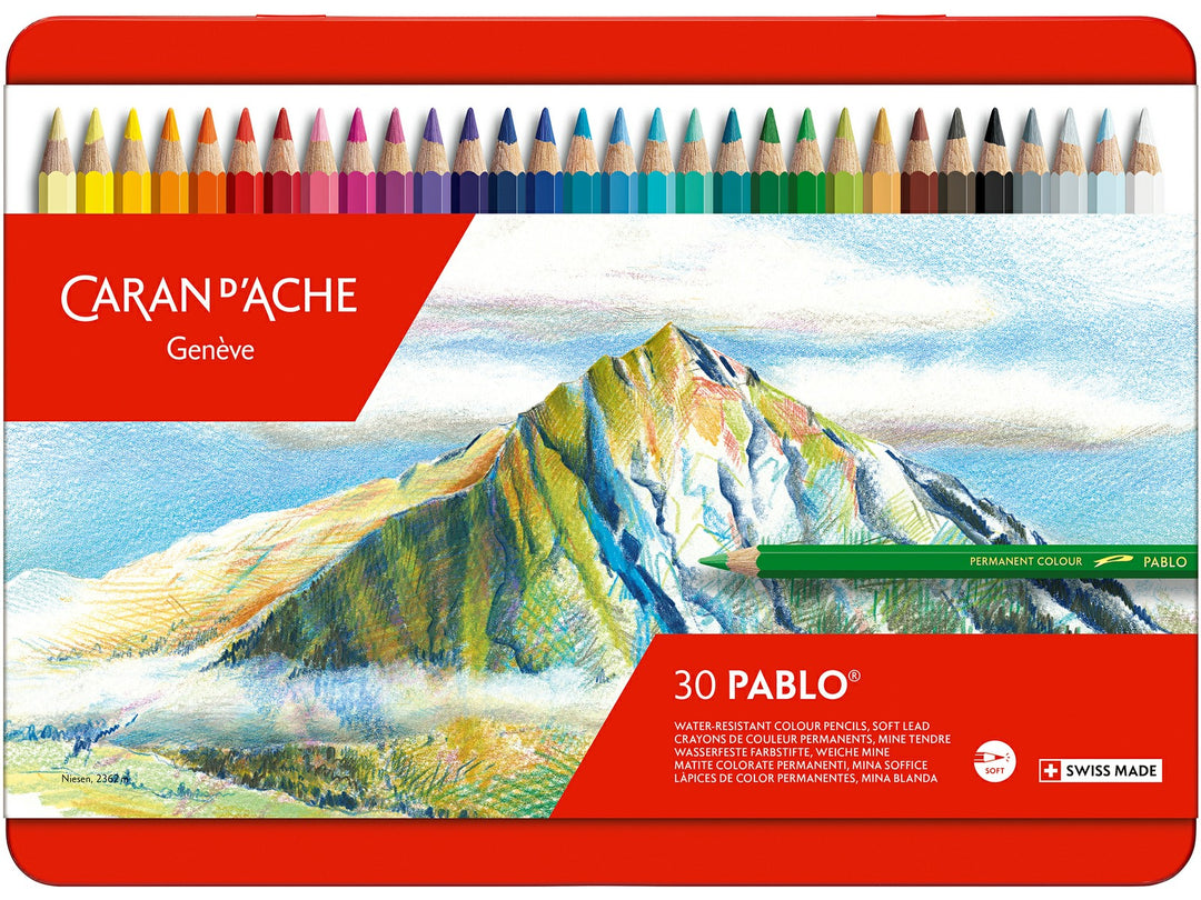 Caran d'Ache Pablo coloured pencils set of 30