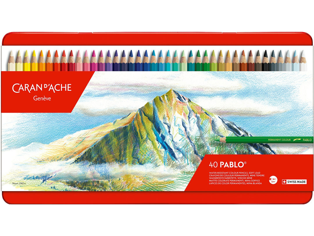 Caran d'Ache Pablo coloured pencils set of 40