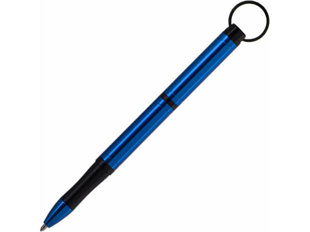 Fisher Space Pen Backpacker blue compact ballpoint pen with keyring attachment