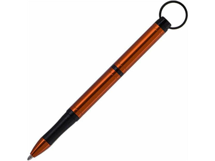 Fisher Space Pen Backpacker orange compact ballpoint pen with keyring attachment