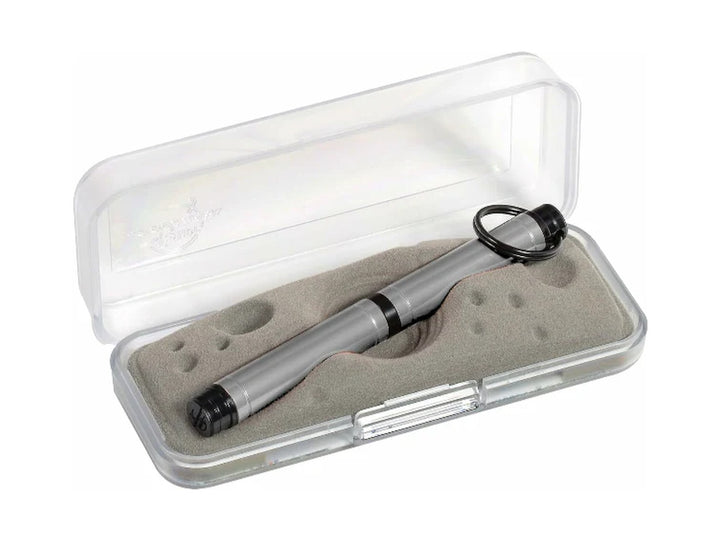 Fisher Space Pen Backpacker silver pen in protective case with foam insert