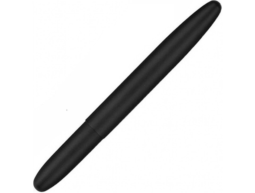 Fisher Space Pen Bullet black ballpoint pen showing compact closed design
