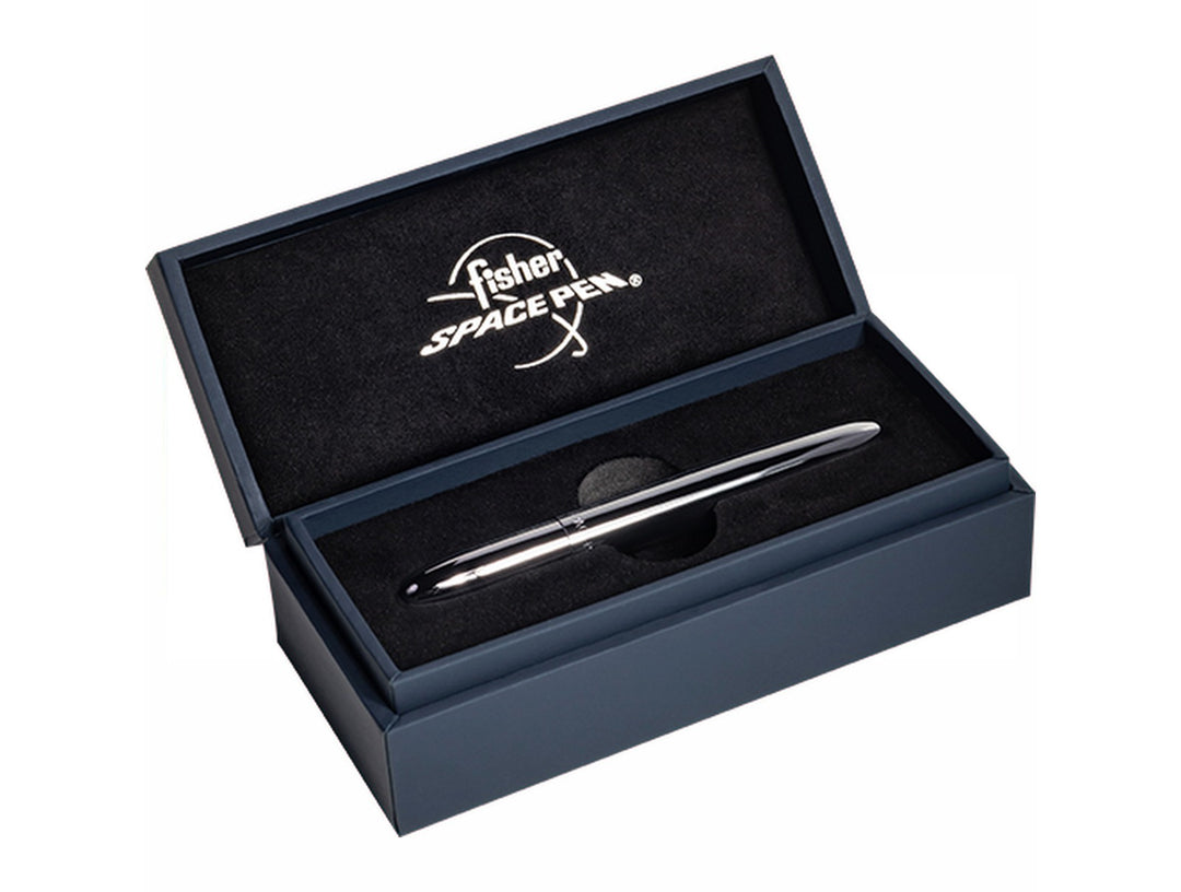 Fisher Space Pen Bullet black titanium nitride ballpoint pen in luxury gift box