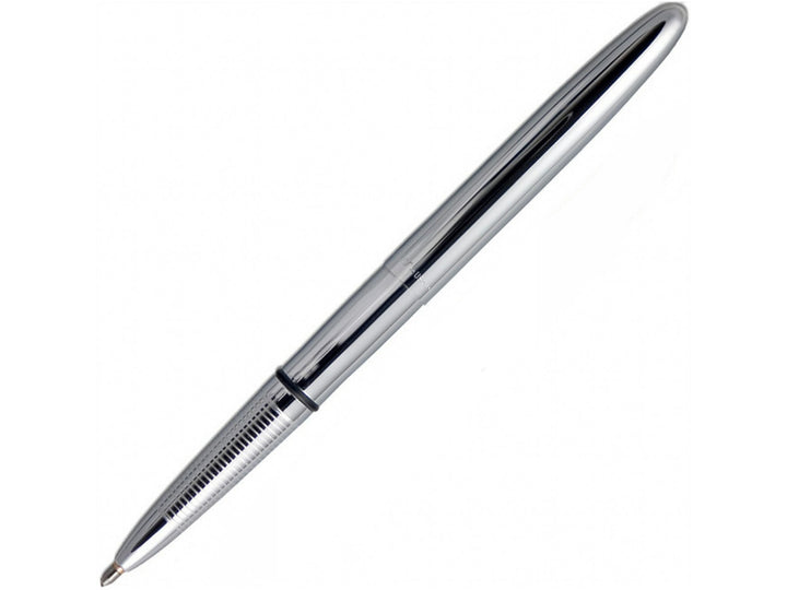 Fisher Space Pen Bullet chrome ballpoint pen extended for writing
